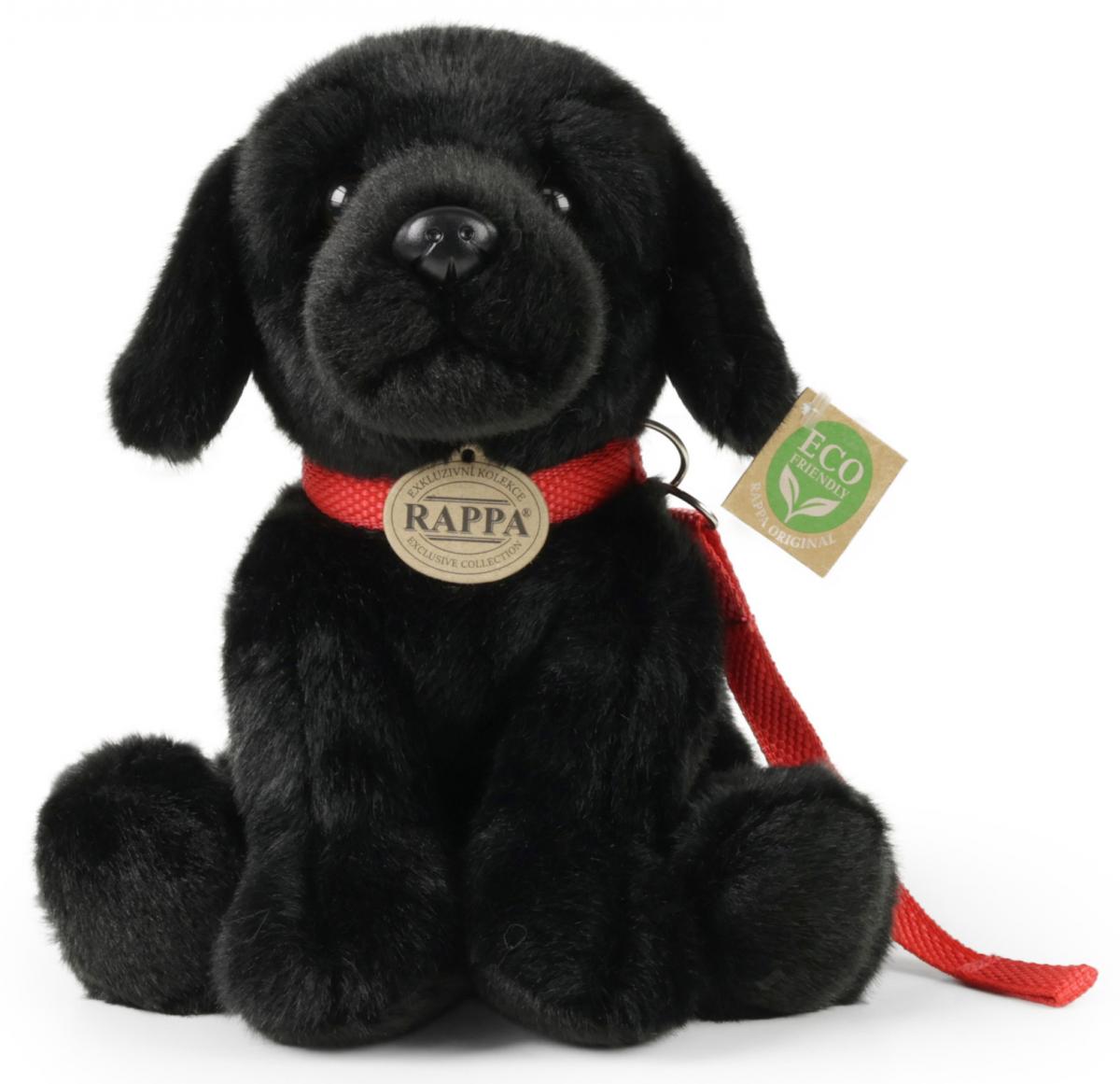 Labrador, svart (sittande) frn Rappa Toys sljs p Nalleriet.se