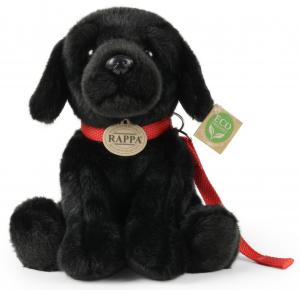 Labrador, svart (sittande) från Rappa Toys säljs på Nalleriet.se