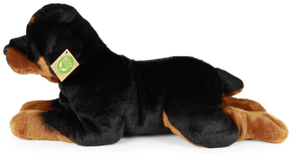 Rottweiler (liggande) frn Rappa Toys sljs p Nalleriet.se