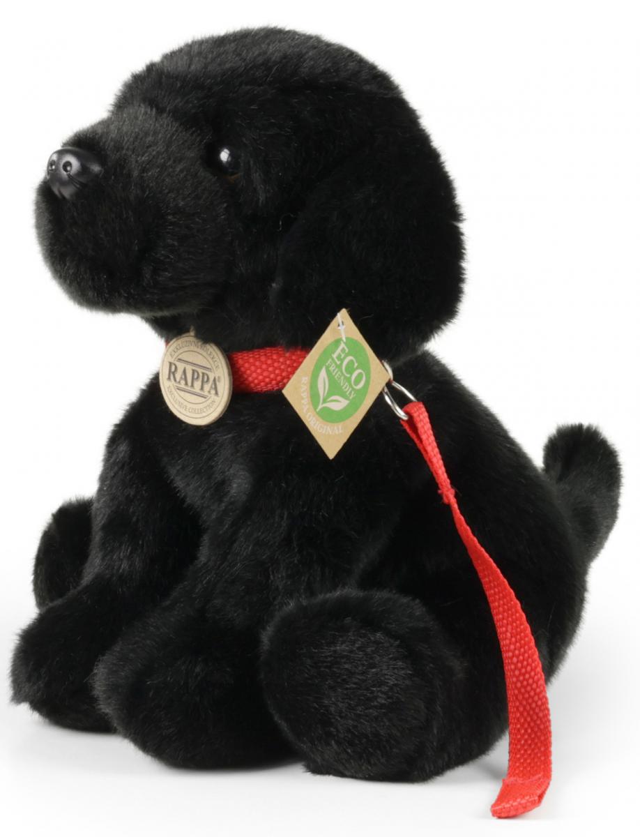 Labrador, svart (sittande) frn Rappa Toys sljs p Nalleriet.se