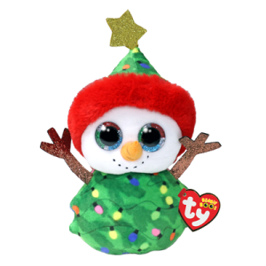 Beanie Boos Garland Snögubbe (grön) TY Gosedjur | Nalleriet.se