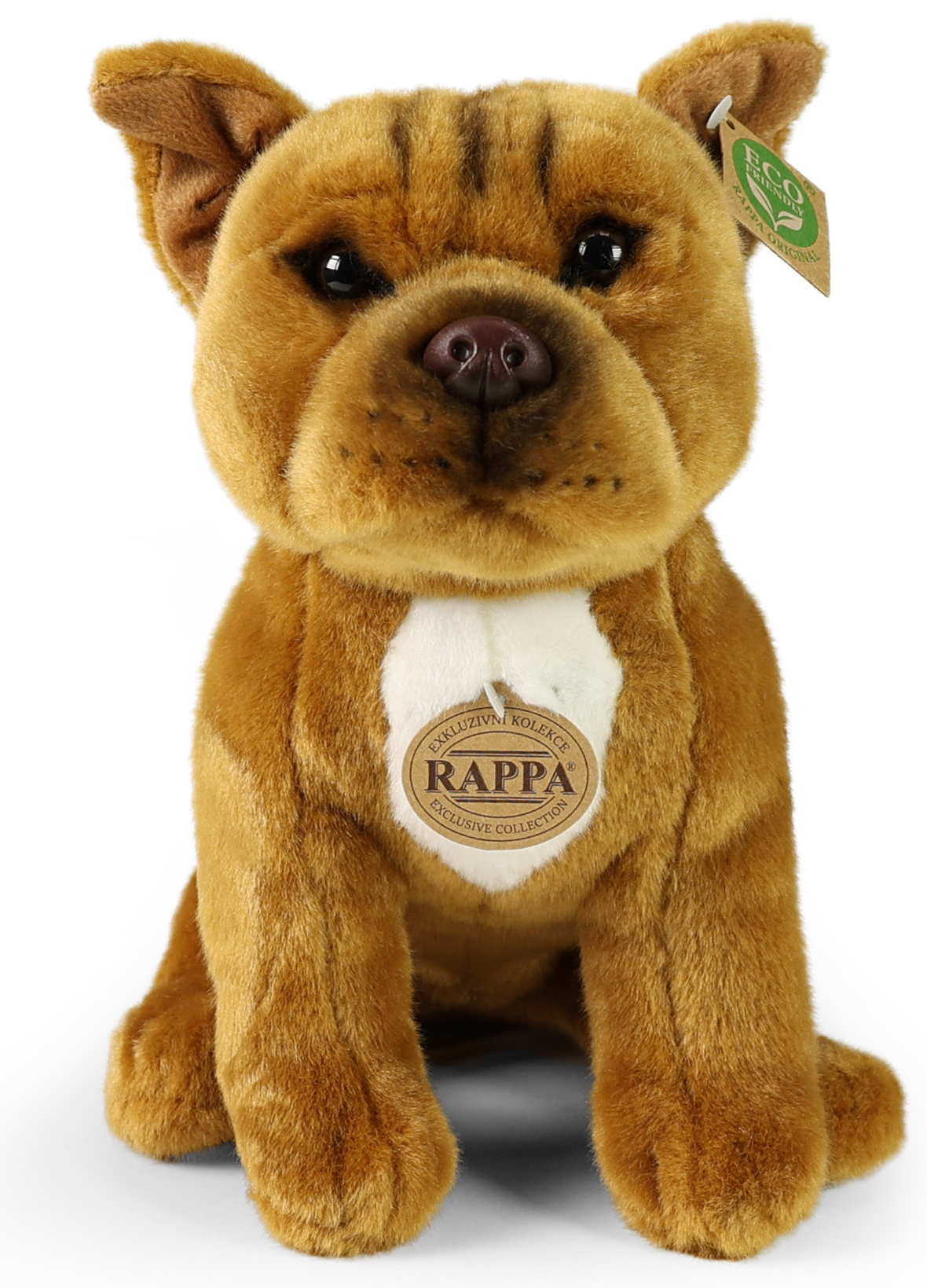 Staffordshire Bull Terrier (rd) frn Rappa Toys sljs p Nalleriet.se