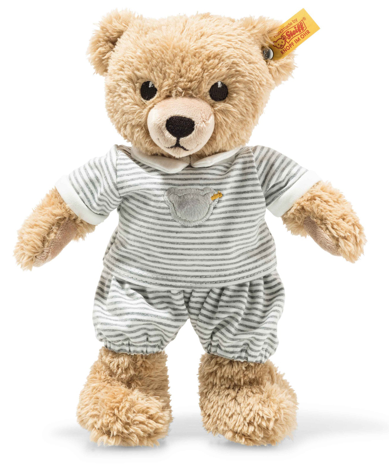 Nalle med grå pyjamas, 25cm - Steiff nalle