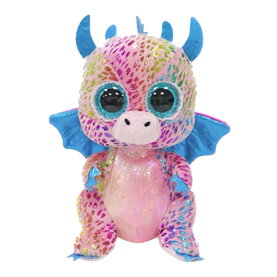 Beanie Boos Flint rosa drake TY Gosedjur | Nalleriet.se