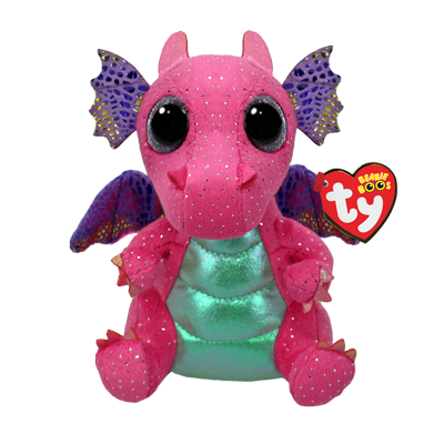 Beanie Boos Spitfire cerise drake TY Gosedjur | Nalleriet.se