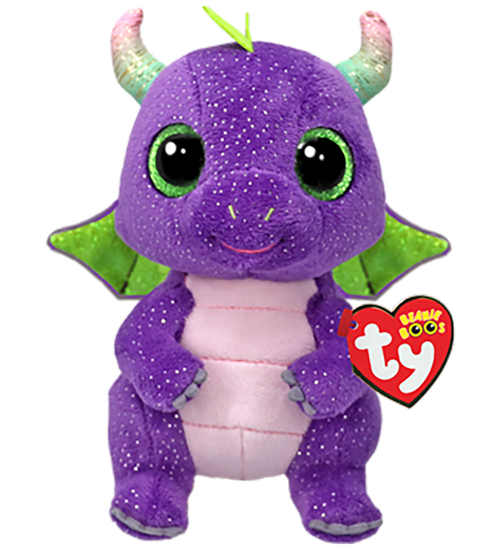 Beanie Boos Daphne lila drake TY Gosedjur | Nalleriet.se