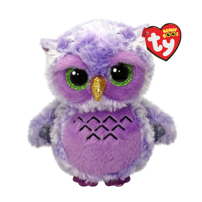 Beanie Boos Owlivia lila uggla TY Gosedjur | Nalleriet.se