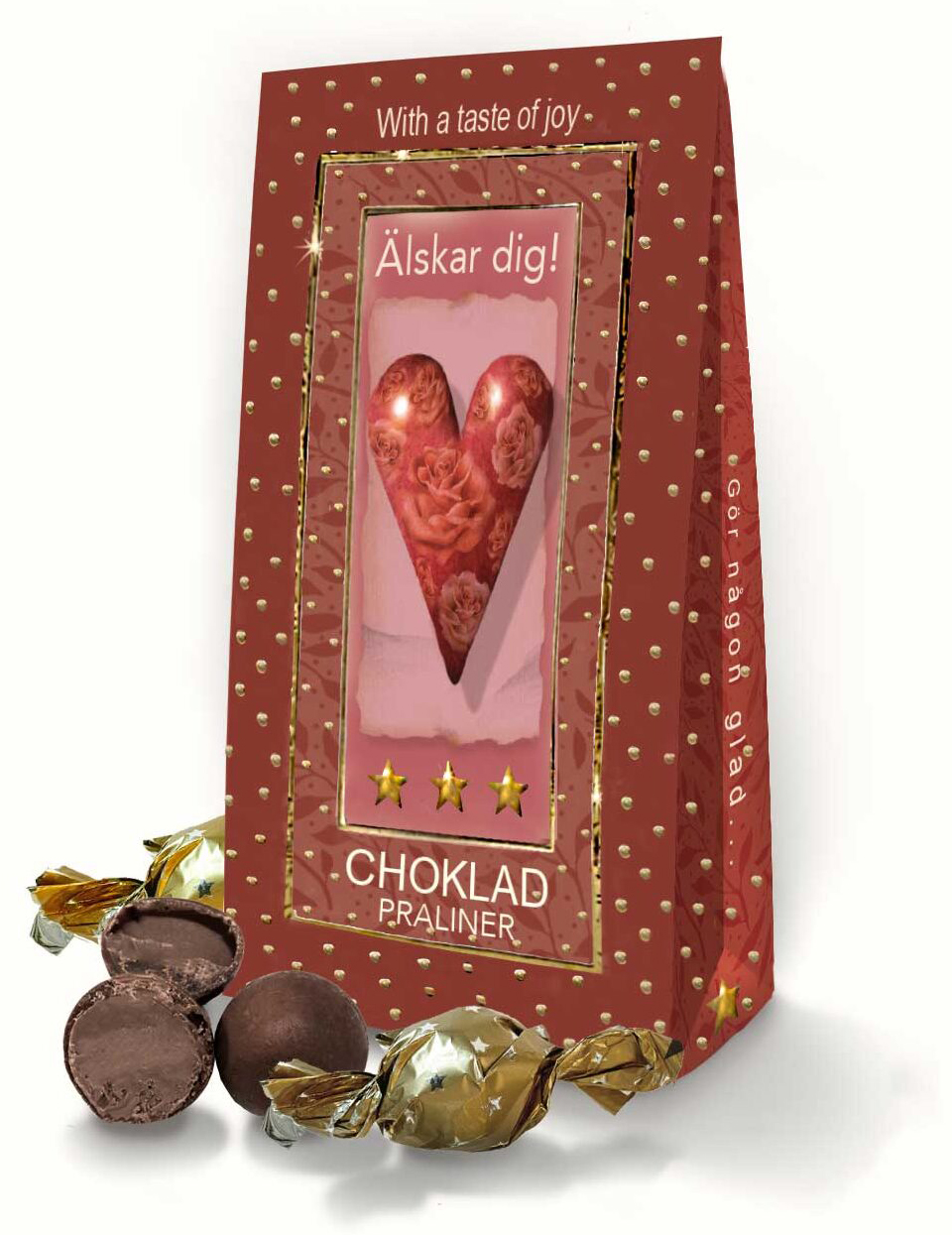 Älskar dig - Lyxiga chokladpraliner